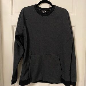 Men's Under Armour Gray Pullover w/ Black Trim Extra Large/XL D